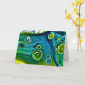 Abstracte kleurenstudie 248, kaart (Gele Bloem)