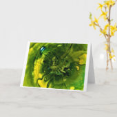 Abstracte kleurenstudie 249, Kaart (Gele Bloem)