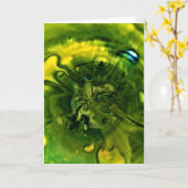 Abstracte kleurenstudie 249, kaart (Gele Bloem)