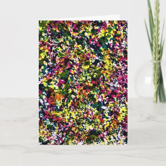 Abstracte kleurenstudie 24, kaart (Voorkant)