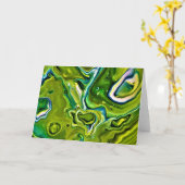 Abstracte kleurenstudie 253, kaart (Gele Bloem)