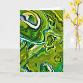 Abstracte kleurenstudie 253, kaart (Gele Bloem)