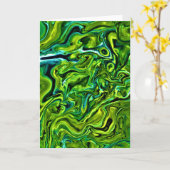 Abstracte kleurenstudie 254, kaart (Gele Bloem)