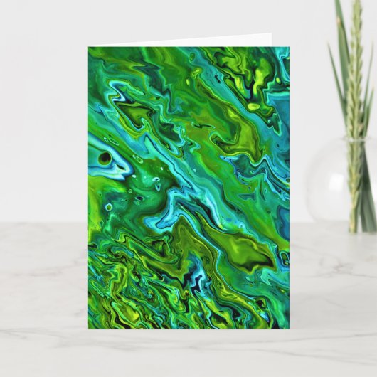 Abstracte kleurenstudie 255, kaart (Voorkant)