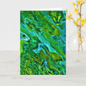 Abstracte kleurenstudie 255, kaart (Gele Bloem)