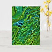 Abstracte kleurenstudie 256, kaart (Gele Bloem)