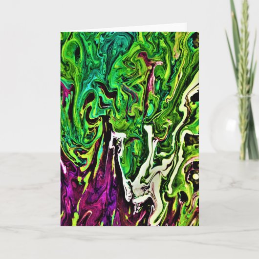 Abstracte kleurenstudie 257, kaart (Voorkant)