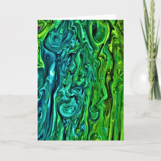 Abstracte kleurenstudie 258, kaart (Voorkant)