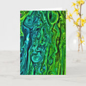 Abstracte kleurenstudie 258, kaart (Gele Bloem)