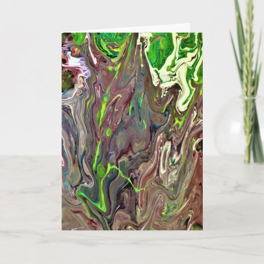 Abstracte kleurenstudie 259, kaart (Voorkant)