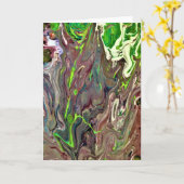 Abstracte kleurenstudie 259, kaart (Gele Bloem)