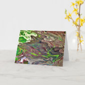 Abstracte kleurenstudie 259, kaart (Gele Bloem)