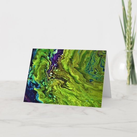 Abstracte kleurenstudie 25, kaart (Voorkant)