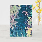Abstracte kleurenstudie 260, kaart (Gele Bloem)