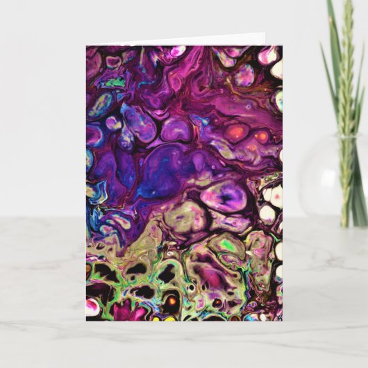 Abstracte kleurenstudie 261, kaart (Voorkant)