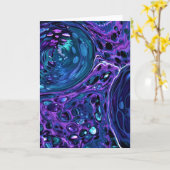 Abstracte kleurenstudie 267, kaart (Gele Bloem)