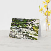 Abstracte kleurenstudie 26, kaart (Gele Bloem)