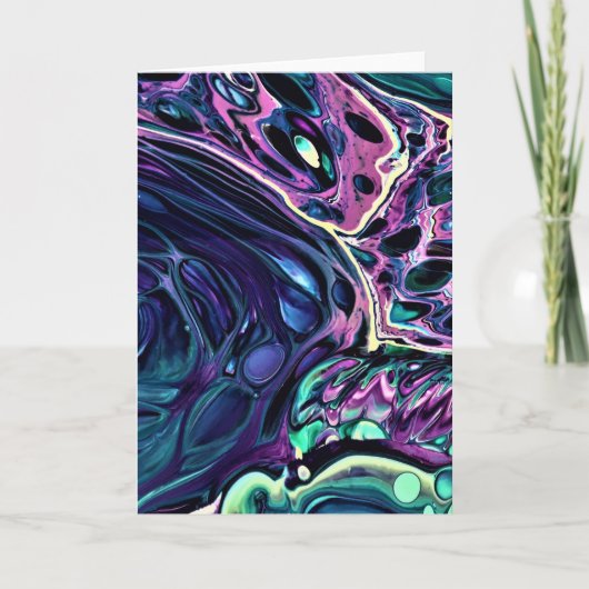 Abstracte kleurenstudie 271, kaart (Voorkant)