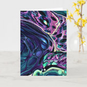 Abstracte kleurenstudie 271, kaart (Gele Bloem)