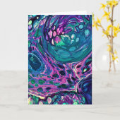 Abstracte kleurenstudie 272, kaart (Gele Bloem)