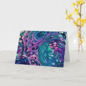 Abstracte kleurenstudie 272, kaart (Gele Bloem)