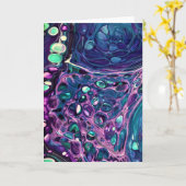 Abstracte kleurenstudie 273, kaart (Gele Bloem)