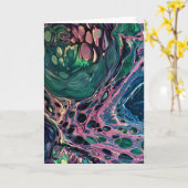 Abstracte kleurenstudie 275, kaart (Gele Bloem)