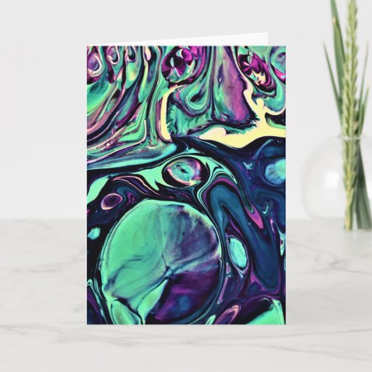 Abstracte kleurenstudie 279, kaart (Voorkant)