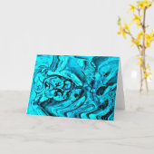 Abstracte kleurenstudie 27, kaart (Gele Bloem)