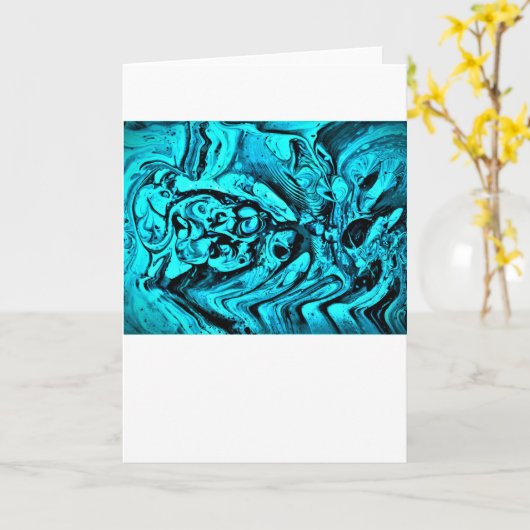 Abstracte kleurenstudie 27, Kaart (Gele Bloem)