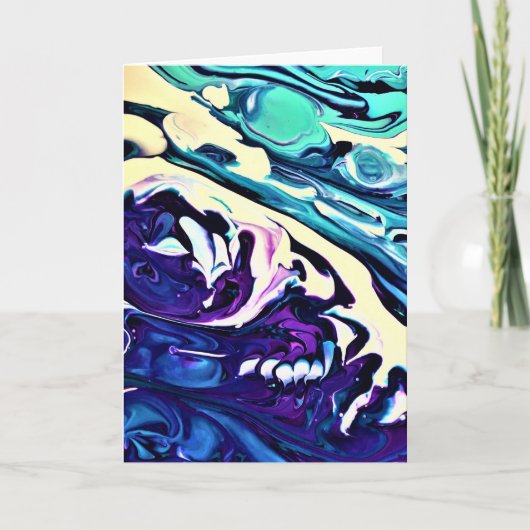 Abstracte kleurenstudie 280, kaart (Voorkant)