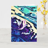 Abstracte kleurenstudie 280, kaart (Gele Bloem)