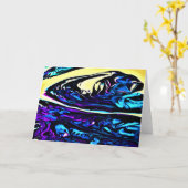 Abstracte kleurenstudie 281, kaart (Gele Bloem)