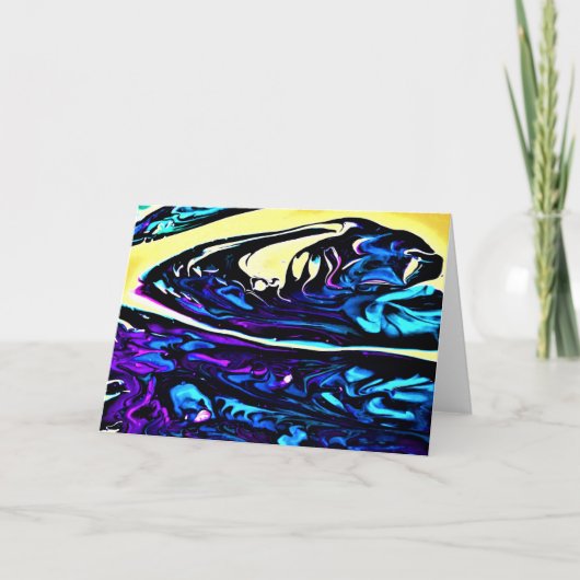 Abstracte kleurenstudie 281, kaart (Voorkant)