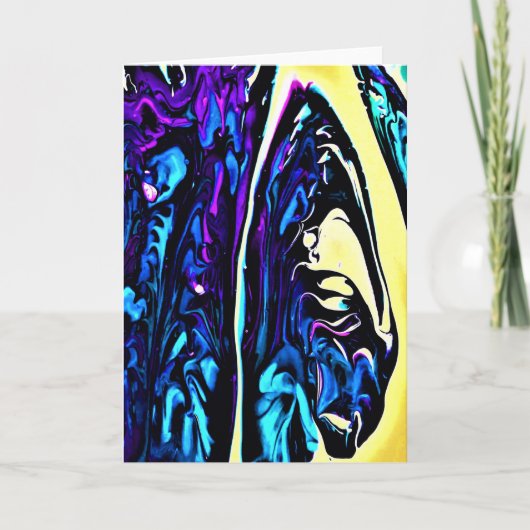 Abstracte kleurenstudie 281, kaart (Voorkant)