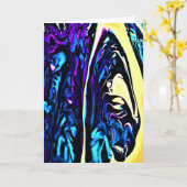 Abstracte kleurenstudie 281, kaart (Gele Bloem)