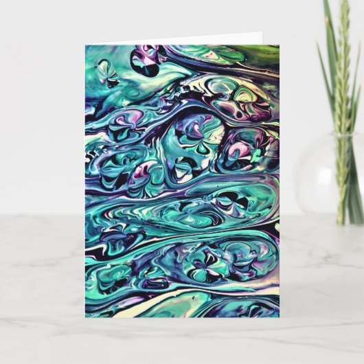 Abstracte kleurenstudie 282, kaart (Voorkant)