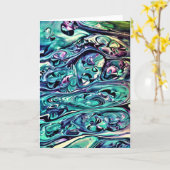 Abstracte kleurenstudie 282, kaart (Gele Bloem)