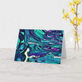 Abstracte kleurenstudie 284, kaart (Gele Bloem)