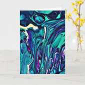 Abstracte kleurenstudie 284, kaart (Gele Bloem)