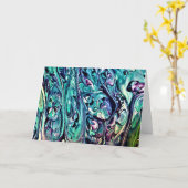 Abstracte kleurenstudie 285, kaart (Gele Bloem)