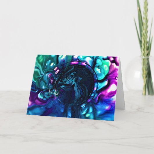 Abstracte kleurenstudie 287, kaart (Voorkant)