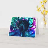 Abstracte kleurenstudie 287, kaart (Gele Bloem)