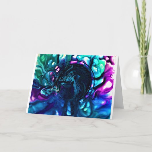 Abstracte kleurenstudie 287, kaart (Voorkant)