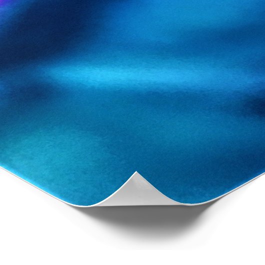 Abstracte kleurenstudie 287, poster (Hoek)