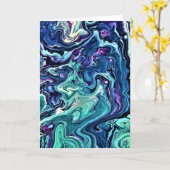 Abstracte kleurenstudie 289, kaart (Gele Bloem)