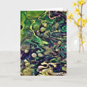 Abstracte kleurenstudie 290, kaart (Gele Bloem)