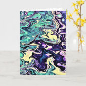Abstracte kleurenstudie 294, kaart (Gele Bloem)