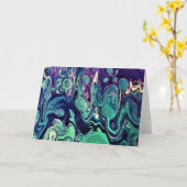 Abstracte kleurenstudie 296, kaart (Gele Bloem)