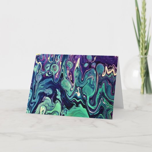 Abstracte kleurenstudie 296, kaart (Voorkant)